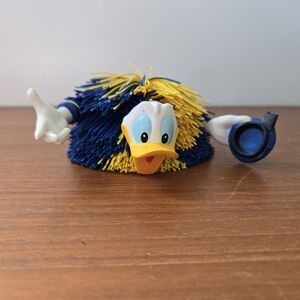 Vintage Disney Donald Duck with Hat Koosh Ball Blue & Yellow